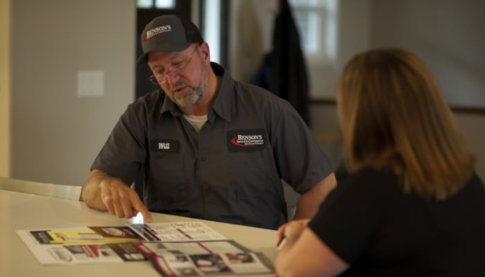 Bensons Tech Working With Customer Options